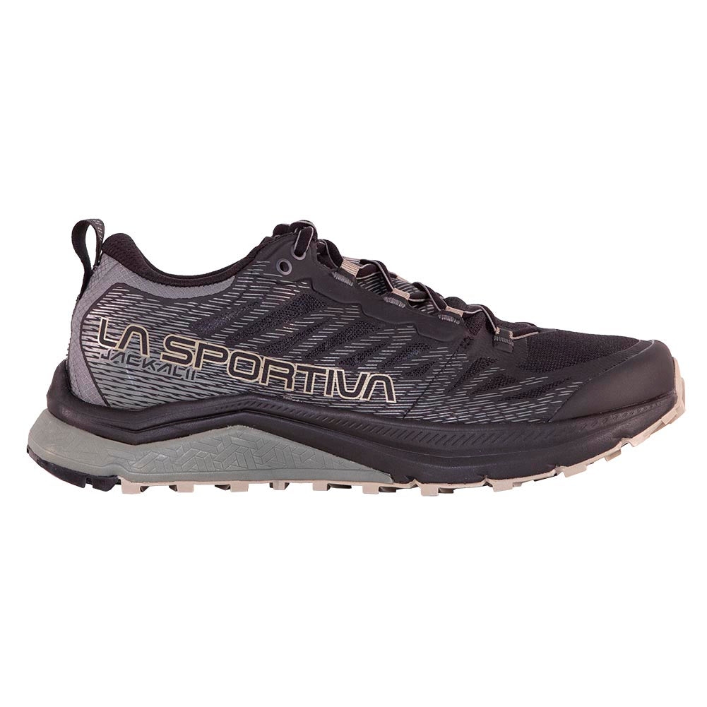 La Sportiva Men\'s Jackal Black and Poppy Trail Running Shoes outdoors running LA SPORTIVA MEN JACKAL BLACK/POPPY TRAIL RUNNING SHOE 7.5 US  main image 4