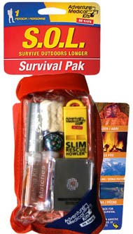 S.O.L. Survive Outdoors Longer S.O.L. 90% Reflective Emergency Bivvy, Orang Scout Survival Kit