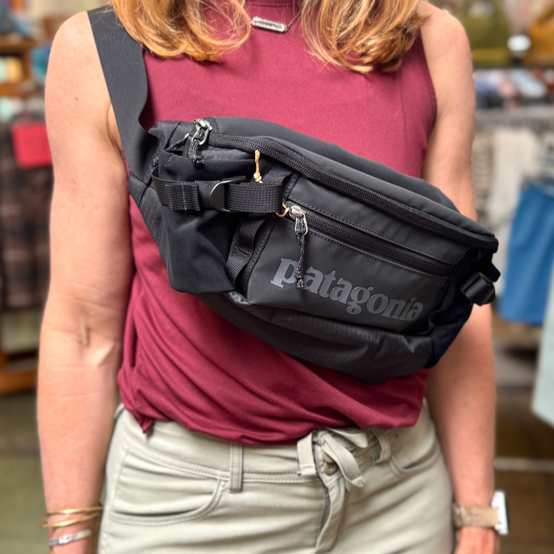 patagonia black hole waist pack sale 5 Liter Birch White For days when you only need the essentials Patagonia Black Hole Waist Pack