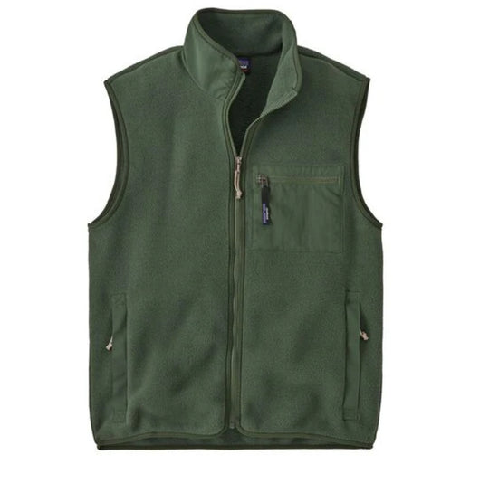トップス 90s Shelled synchilla Vest Huntergreen L Vintage Patagonia Vest Adult Large L Hunter Green 90s Shelled