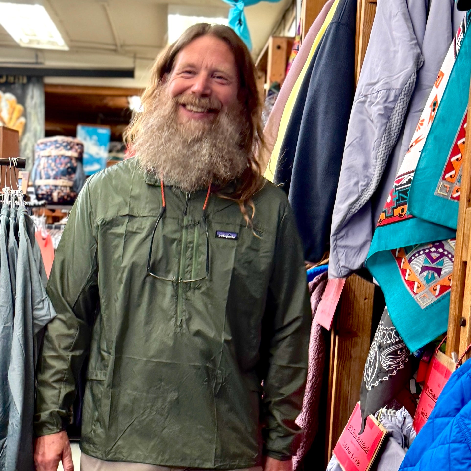【美品】patagonia オーバーサイズ　マウンテンパーカー Ssizeカーキ patagonia パタゴニア ウィンドブレーカー Patagonia メンズ